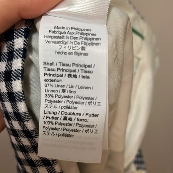 J Crew Stretch Linen Hayden Kickout Pant - Picture 7 of 7